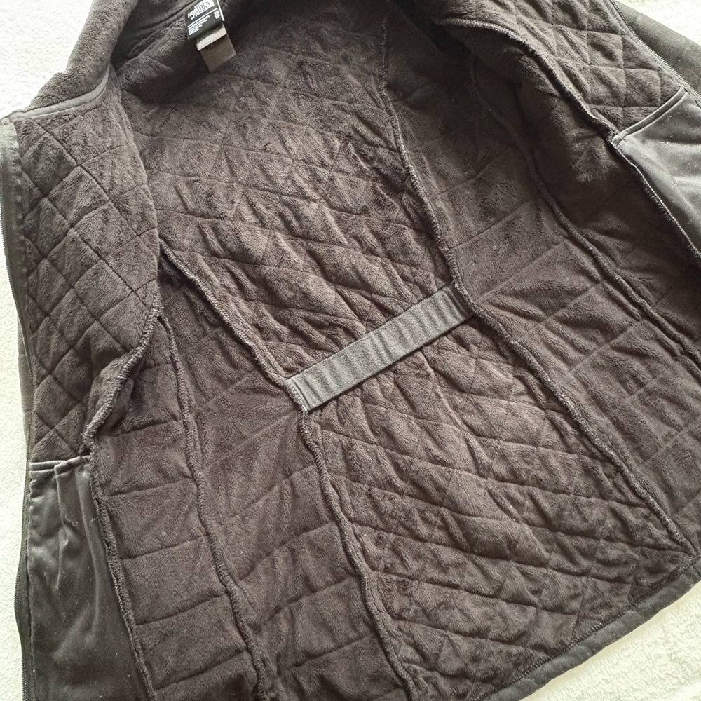 The North Face Caroluna Quilted Jacket Fleece Lined Coat XS - Picture 4 of 7